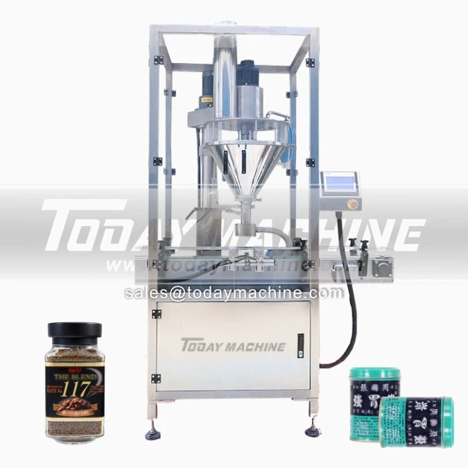 Automatic Small Vffs Milk/Flour Powder Sachet Packing Machine with 25L Auger Filler