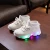 Import Autumn new childrens five-pointed star boys and girls soft-soled luminous sports shoes LED lights flying shoes from China