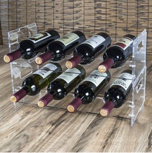 AWR-311 clear acrylic wine rack,acrylic wine holder,acrylic wine bottle holder