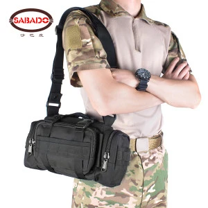 B7011  Tactical Bag Military Molle Handbag Small Combat Waist Bag Shoulder Messenger Bag for Hunting Camping