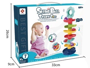 baby play ball track game 3 to 5 layer play set sliding toys