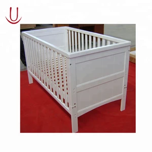 Baby wood crib and cot
