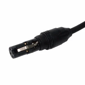 Balanced XLR Cable 6 ft Premium Series Professional Microphone Cable, Powered Speakers and Other Pro Devices Cable, Black
