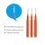 Import Bamboo Interdental Brush Toothpick 0.8mm Floss Picks FDA from China