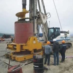 Basic Construction building machine parts, Casing Oscillator KRT150 for Rotary hydraulic drilling rig