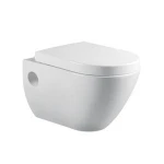 Bathroom ceramic wall hanging toilet seat