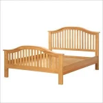 Bedroom designs furniture double size white color ash wooden bed