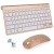 Import Best Seller Mini 2.4G Ultra Thin Wireless Silent Wireless Keyboard and Mouse Combo Set from China