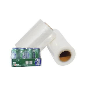 Best Selling Pe Shrink Film Roll Plastic Packing Film 80 Micron Pe Shrink Wrap Packaging Film For Bottle