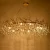 Import Big Drop Clear Crystal Copper Water Chandelier Round Pendant Lamp Brass Branch Hotel Lights Living Room Restaurant Bar Lighting from China