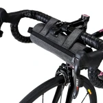 Bike Handlebar Cooler Bag Front Saddle Frame Bag 2 Can Insulated Top Tube Drink Cooler Pack