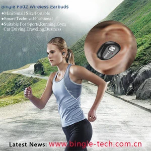 Bingle FB02 2019 Hot New TWS Stereo Wireless Ear Phone Bluetooth Earphones Headphones With 2200Mah Power Bank Manufacturers