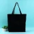 Import black cotton shopping bag reusable canvas tote bag with printing from China