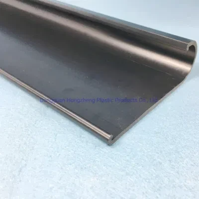 Black PVC Profile Extrusion Parts for Wire Fixed