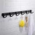 Import Black Robe Hook Zinc alloy Electroplating Finish Kitchen Towel Hook Bathroom Accessories Wall Hook Kitchen Holder Hanger from China