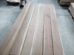 Black walnut sawn cut lamellas for engineered flooring