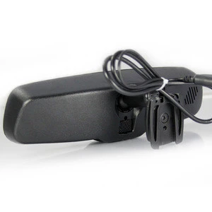 bluetooth handsfree car kit rearview mirror monitor with backup camera
