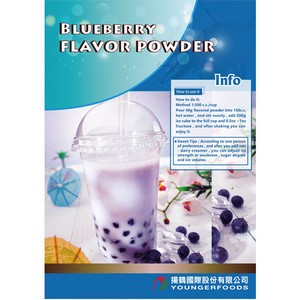 Boba Blueberry Milk Tea Powder  for Bubble Tea Store