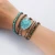 Import Boho Charm Natural Stone Crystal 5 Strands Wrap Handmade Bracelet Bangle For women from China