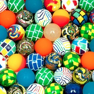 Bouncy balls 25mm - Rubber Hi Bouncing Balls - 100pcs per Bag in Bulk