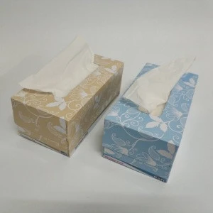 Box facial tissue paper 2ply wholesale facial tissue