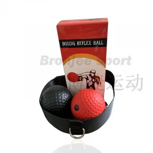 boxing training fight ball head band boxing ball punch reaction speed reflex ball