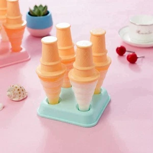 BPA Free Handmade Plastic Popsicle Ice Pop Mold, Homemade Popsicle Ice Cream Sticks Maker with Independent Bracket