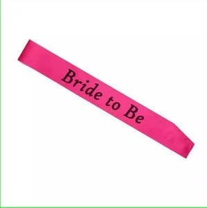 BRIGHT PINK HEN PARTY SASH SASHES GIRLS DO NIGHT OUT ACCESSORIES WEDDING BRIDE