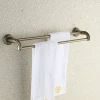 Bronze Wall Mounted Double Towel Bars Towel Holder Bathroom Towel Bar