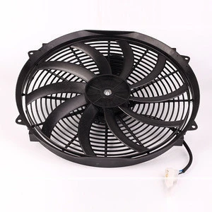 Car cooling fan universal electric 9&quot; 24v 12v condenser car fan