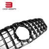 Car tuning front bumper grille for Mercedes C Class W205 LCI GT style mesh grille