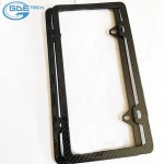 carbon fiber license plate frame with US Standard size