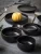 Import cast iron black daily use ceramics dinnerware set tableware set from China