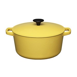 Cast iron enamel cookware dutch oven / round casserole