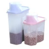 Cat dog plastic pet food storage containers