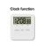 Import CE &amp; Rohs mini  kitchen timer for cooking food digital Alarm clock ABS plastic surface sound function electronic timer from China