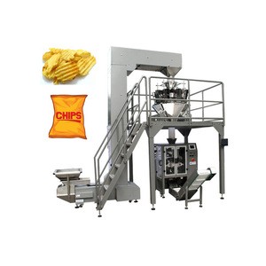 CE Approved Automatic Salad Multihead Weigher VFFS Frozen Fish Meat Ball Packaging Machine