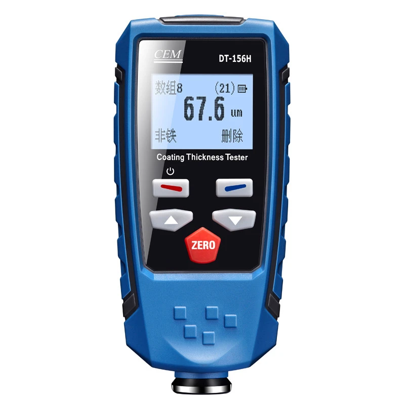 CEM DT-156H CEM Digital Micron 1350um Paint Coating Thickness Tester Meter Thickness Measurement Equipment With USB
