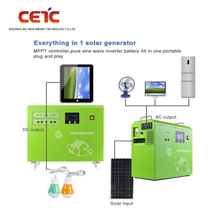 CETCSolar home mini solar energy power system 1KW off grid home electric