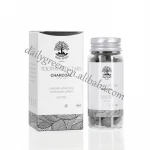 Charcoal Added Mouthwash Tablets With Glass Container