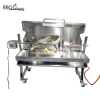 charcoal Spit roaster BBQ restaurant  barbecue outdoor parties charcoal  grill food grills for bbq lover