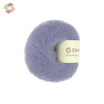 Charmkey Pure Colors 70% Mohair 30% Wool Yarn Smart Wool Knitting Yarn
