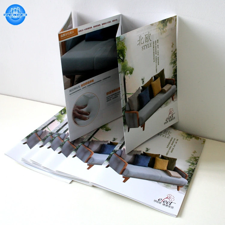 Cheap custom booklet brochure leaflet catalogue Magazine printing