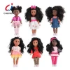 Cheap fashion plastic mini custom alive toy black african girl baby doll