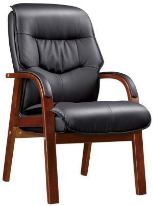 Cheap Luxury Wooden Executive Office Desk Guest Meeting Visitor Arm Chair