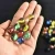 Import Cheap price colorful glass ornament beads paint beads toy marbles from China