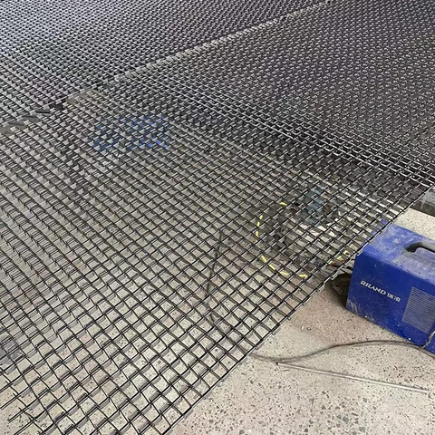 cheap steel mesh horseshoe conveyor belt metal u shape honeycomb flat ss 304 wire mesh conveyor belt