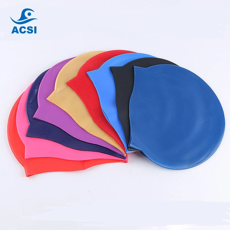 Cheapest Customized Printing Silicone Swimming Cap Swim Cap Swimming Hat