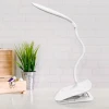 Cheapest High Quality ABS Clip Adjustable Desk Lamp Rechargeable Cordless Table Lamp Led with Clamp
