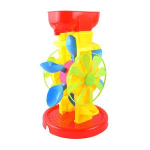 Children plastic summer outdoor beach hourglass sand toy water play set for kids